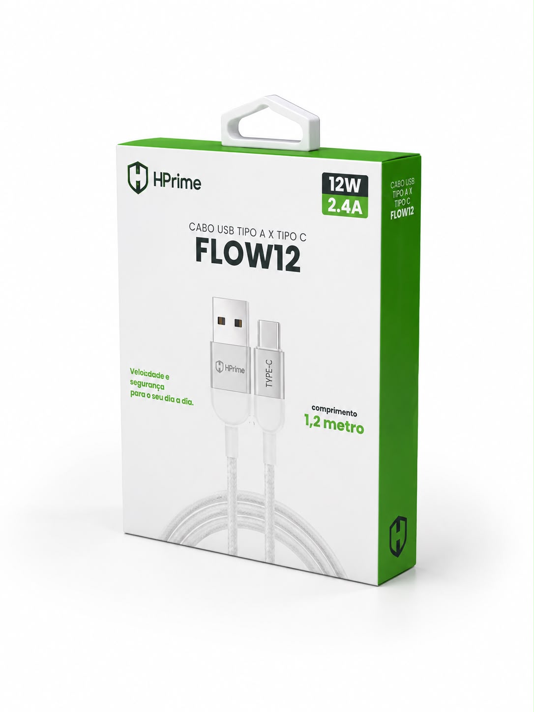 Cabo USB Flow12 HPrime disponível na Guara iPhones, Guarapuava