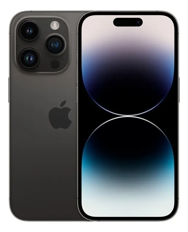 IPHONE 14 PRO SPACE BLACK 128GB SEMINOVO disponível na Guara iPhones, Guarapuava