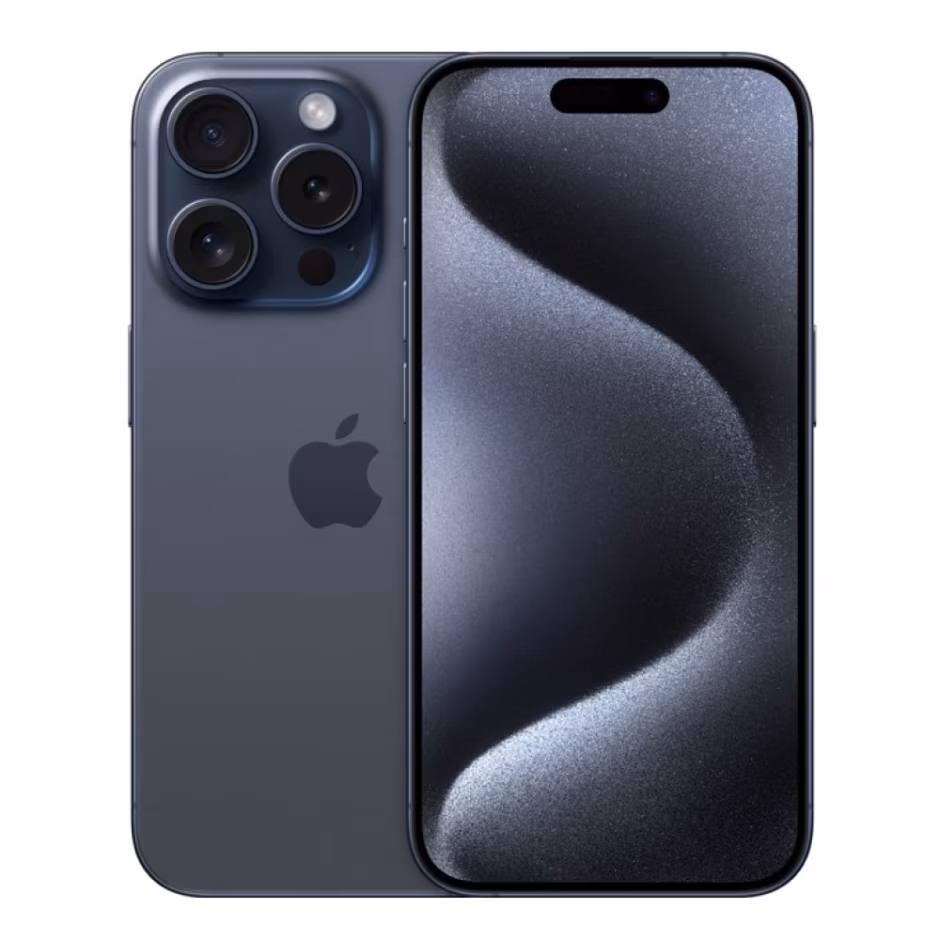 IPHONE 15 PRO MAX BLUE TITANIUM 256GB SEMINOVO disponível na Guara iPhones, Guarapuava